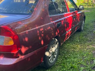 2005 Hyundai Accent ТагАЗ II, красный, 440000 рублей, вид 3