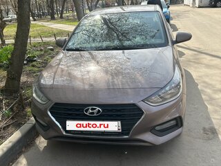 2019 Hyundai Solaris II, коричневый, 1155000 рублей, вид 1