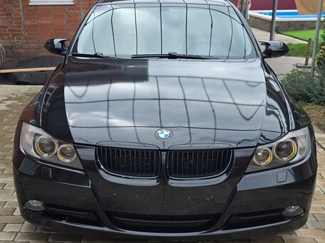2007 BMW 3 серии 318i V (E90/E91/E92/E93), чёрный, 750000 рублей, вид 1
