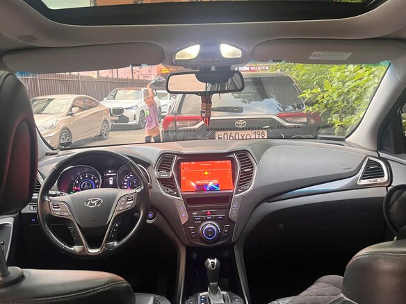 2012 Hyundai Santa Fe III, чёрный, 1650000 рублей - вид 10