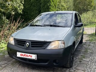 2008 Renault Logan I, серый, 220000 рублей, вид 1