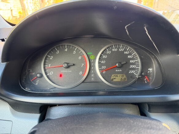 2003 Mazda 2 I (DY), красный, 240000 рублей - вид 8