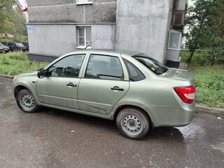2013 Lada (ВАЗ) Granta I, зелёный, 250000 рублей, вид 3