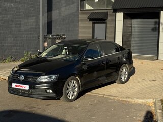 2016 Volkswagen Jetta VI Рестайлинг, чёрный, 900000 рублей, вид 3
