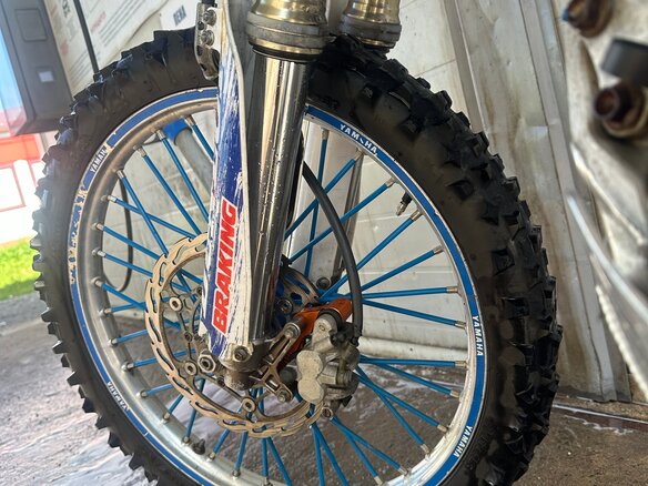 2008 Yamaha YZ450F, синий, 350000 рублей - вид 8