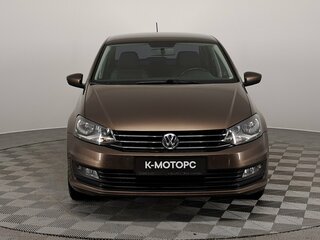 2018 Volkswagen Polo V Рестайлинг, коричневый, 1090000 рублей, вид 3