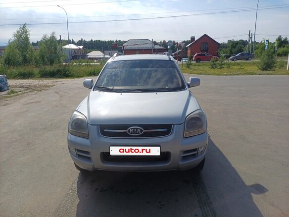 2007 Kia Sportage II, серый, 660000 рублей - вид 1