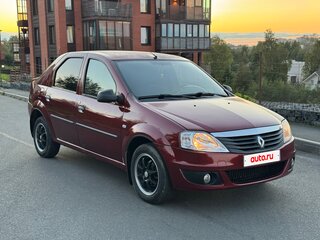2011 Renault Logan I Рестайлинг, красный, 380000 рублей, вид 2