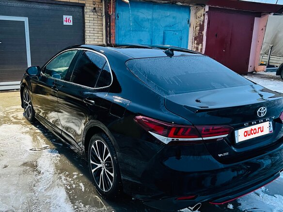 2020 Toyota Camry VIII (XV70), чёрный, 3200000 рублей - вид 6