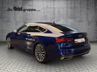 2023 Audi A5 Sportback 35 TFSI II (F5) Рестайлинг, синий, 3850000 рублей, вид 4