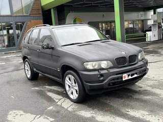 2001 BMW X5 3.0i I (E53), чёрный, 540000 рублей, вид 2