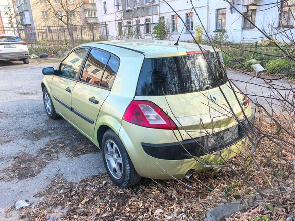 2003 Renault Megane II, зелёный - вид 4