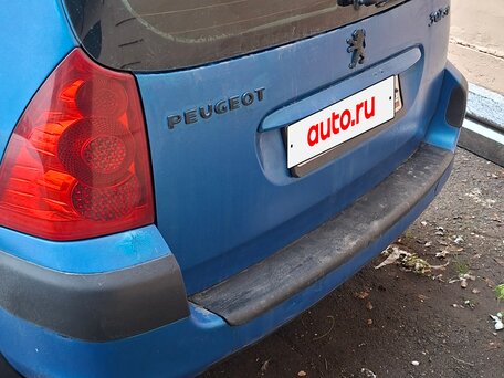 2006 Peugeot 307 I Рестайлинг, синий, 290000 рублей, вид 3