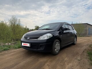 2011 Nissan Tiida I Рестайлинг, чёрный, 420000 рублей, вид 1