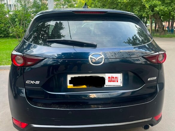 2019 Mazda CX-5 II, синий, 2200000 рублей - вид 3
