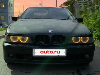 2000 BMW 5 серии 525i IV (E39) Рестайлинг, чёрный, 420000 рублей, вид 5