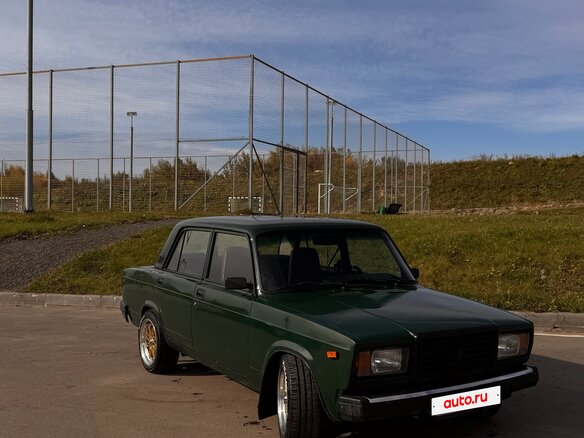 2007 Lada (ВАЗ) 2107, зелёный, 250000 рублей