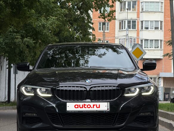 2019 BMW 3 серии 320d VII (G2x), чёрный - вид 1