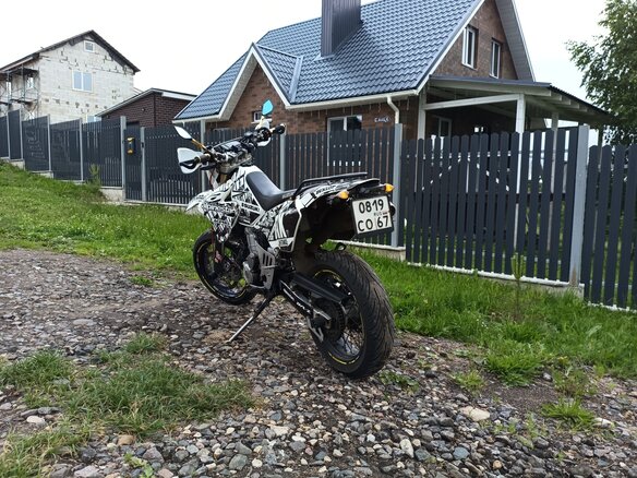 2008 Suzuki DR-Z 400 SM, белый, 410000 рублей - вид 14