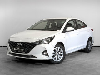 2022 Hyundai Solaris II Рестайлинг, белый, 1615000 рублей, вид 1