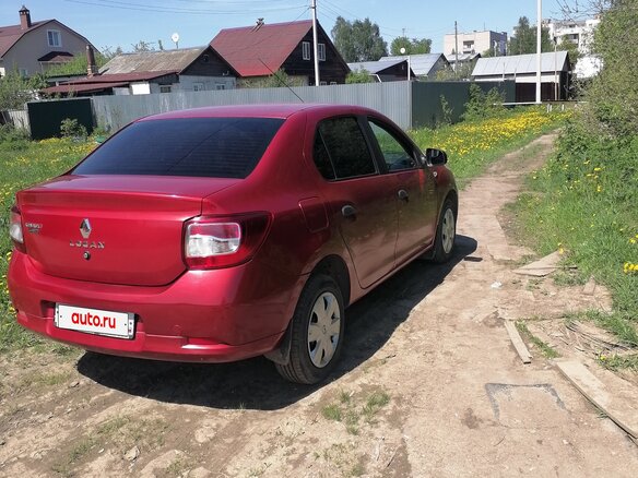 2014 Renault Logan II, пурпурный - вид 1