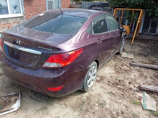 2012 Hyundai Solaris I, фиолетовый, 350000 рублей, вид 2