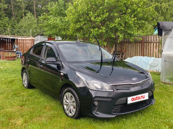 2018 Kia Rio IV, чёрный, 1500000 рублей