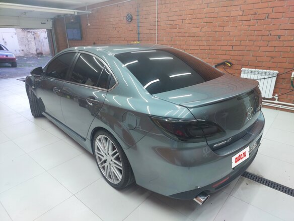 2012 Mazda 6 II (GH) Рестайлинг, серый, 1300000 рублей - вид 5