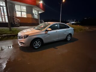 2016 Lada (ВАЗ) Vesta I, серебристый, 800000 рублей, вид 3