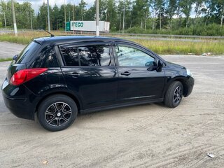 2008 Nissan Tiida I, чёрный, 599999 рублей, вид 3