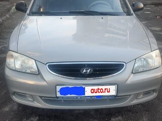 2008 Hyundai Accent ТагАЗ II, бежевый, 490000 рублей, вид 1