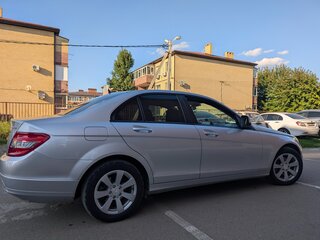 2007 Mercedes-Benz C-Класс 180 Kompressor III (W204), серебристый, 1350000 рублей, вид 5