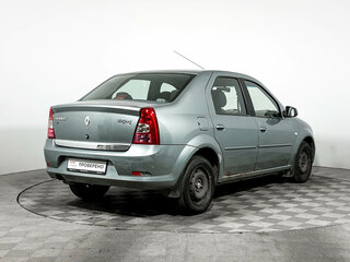 2011 Renault Logan I Рестайлинг, синий, 350000 рублей, вид 5