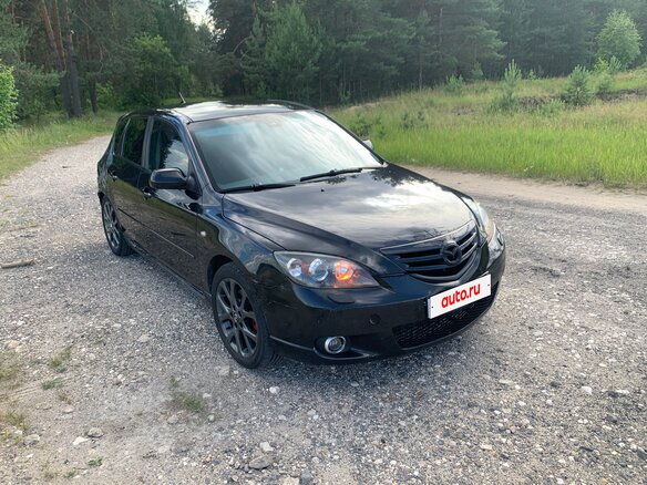 2005 Mazda 3 I (BK), чёрный, 275000 рублей - вид 12