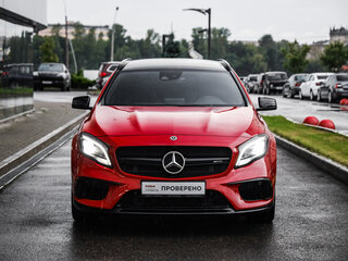 2018 Mercedes-Benz GLA AMG 45 AMG I (X156) Рестайлинг, красный, 2995619 рублей, вид 4
