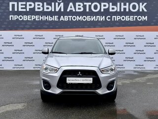 2014 Mitsubishi ASX I Рестайлинг, серебристый, 938900 рублей, вид 2