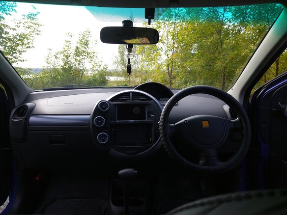 2002 Toyota WiLL Cypha, синий - вид 14