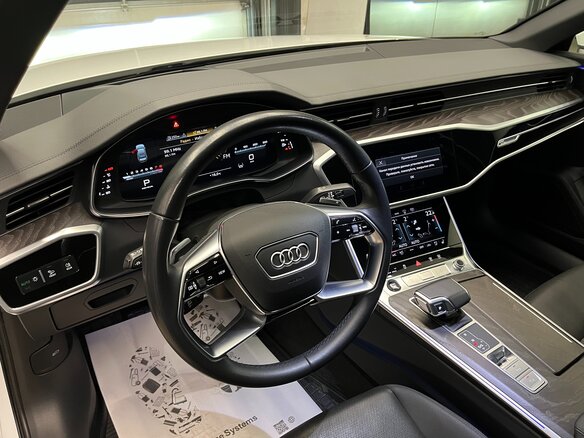 2022 Audi A6 45 TFSI V (C8), белый, 4850000 рублей - вид 10