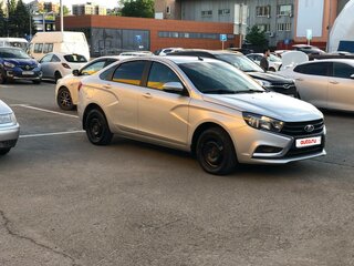 2016 Lada (ВАЗ) Vesta I, серебристый, 720000 рублей, вид 2