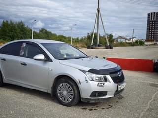 2012 Chevrolet Cruze I Рестайлинг, серебристый, 440000 рублей, вид 1
