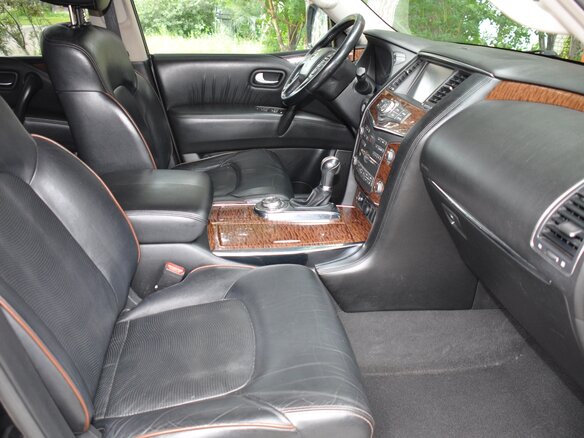 2013 Nissan Patrol VI (Y62), чёрный, 2600000 рублей - вид 8
