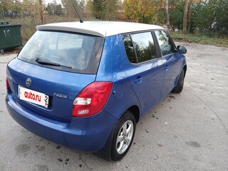 2013 Skoda Fabia II Рестайлинг, синий, 625000 рублей, вид 4