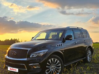 2017 Infiniti QX80 I Рестайлинг, чёрный, 3440000 рублей, вид 2