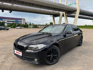 2015 BMW 5 серии 520d VI (F10/F11/F07) Рестайлинг, чёрный, 1500000 рублей, вид 1