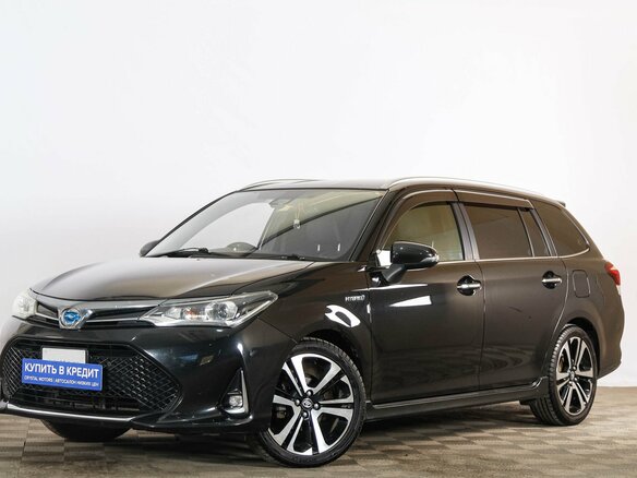 2017 Toyota Corolla Fielder XI (E160, E170, E180) Рестайлинг 1, чёрный - вид 2