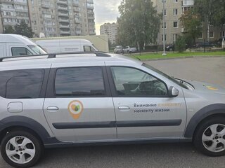 2017 Lada (ВАЗ) Largus Cross I, серебристый, 600000 рублей, вид 4