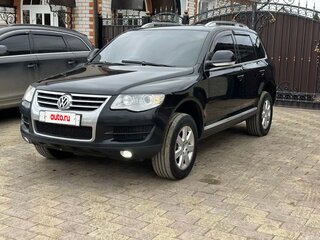 2008 Volkswagen Touareg I Рестайлинг, чёрный, 1100000 рублей, вид 1