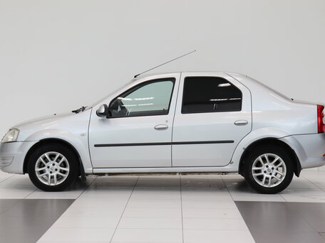 2013 Renault Logan I Рестайлинг, серебристый, 436000 рублей, вид 5