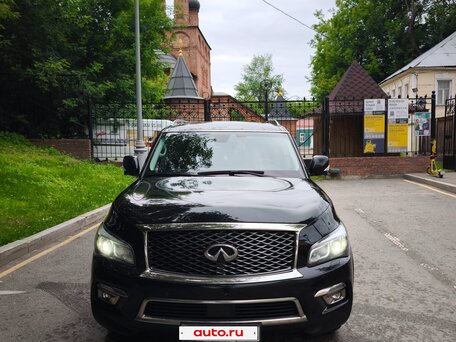 2015 Infiniti QX80 I Рестайлинг, чёрный, 2375000 рублей, вид 1