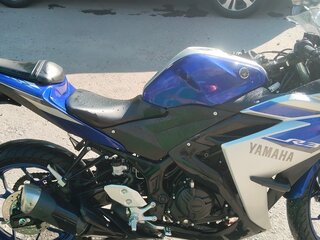 2015 Yamaha YZF-R3, синий, 450000 рублей, вид 4